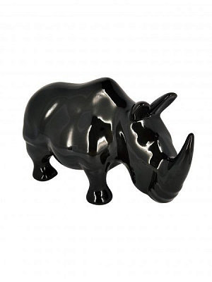 Статуэтка Носорог черный