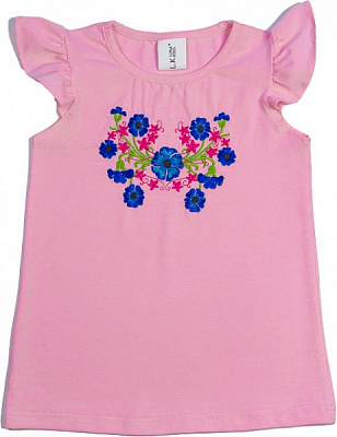 Вышиванка для девочек Luna Kids р.134 розовый 