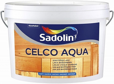 Лак CELCO AQUА 10 Sadolin мат 1 л