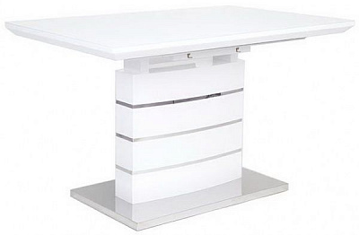 Стіл обідній Скайлайн DT8053-2 1400/1800х800х760 білий глянець