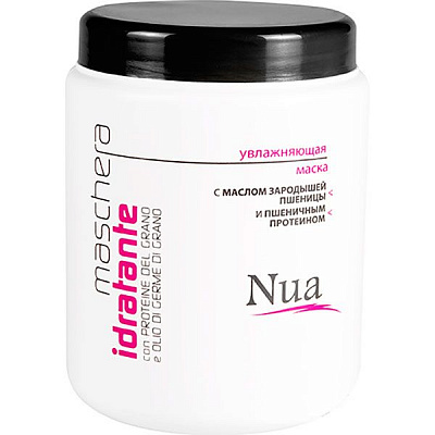 Маска для волос Nua увлажняющая с маслом зародышей пшеницы 1000 мл
