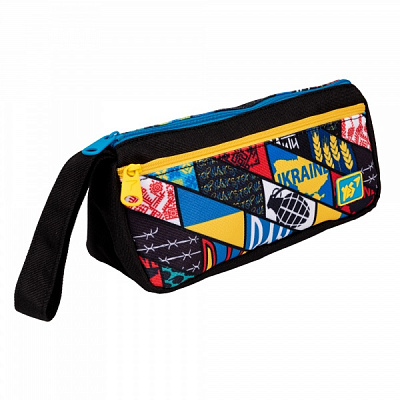 Пенал шкільний PH-27-2 Glory to Ukraine YES різнокольоровий принт