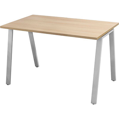 Стіл обідній Nowy Styl Baden дуб нагано хром WHITE 25