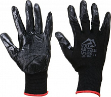 Перчатки Vulkan вампирки черные с покрытием латекс XL (10) 70482