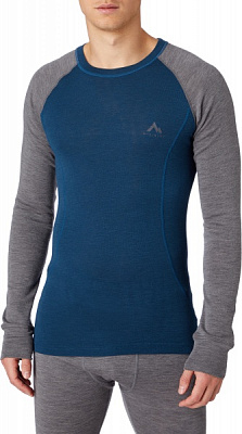 Футболка з довгим рукавом McKinley Riku II ux 408762-903911 р.2XL світло-сірий меланж