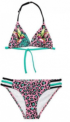 Купальник для девочек Conte-Kids E Jungle р.146 /76 см фуксия 