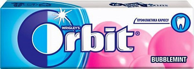 Жувальна гумка Orbit White Bubblemint (0000042247371)