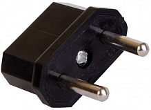 Переходник под евро LXL (115 Орбита) без заземления черный 115BLP