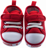 Пінетки дитячі Danaya K09-B0004 р.18 червоний із білим 