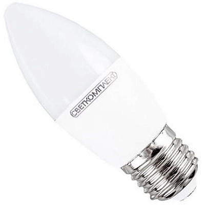 Лампа світлодіодна Светкомплект 8 Вт C37 матова E27 220 В 3000 К