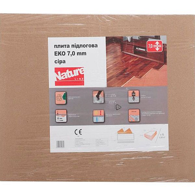 Плита напольная подкладочная Steico ЕКО Nature Line 7x790x590 мм 