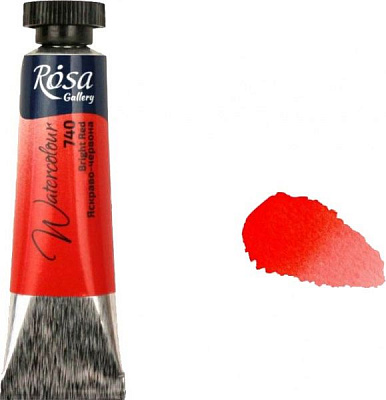 Фарби акварельні яскраво-червоний 10 мл 3211740 ROSA Gallery