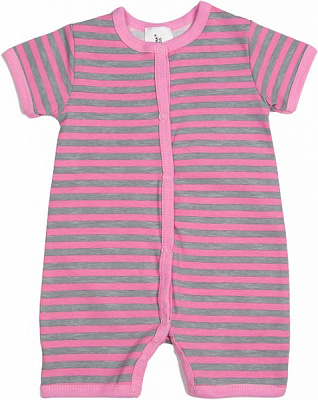 Песочник для девочки Luna Kids в полоску р.74 розовый 