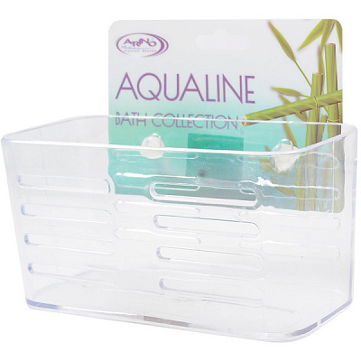 Полка Arino Aqualine 15,9х8,7х8,4 см белая 51159 