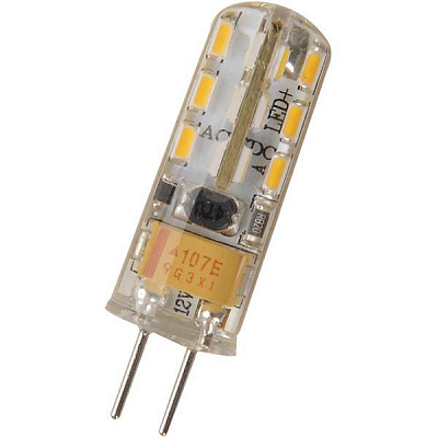 Лампа светодиодная Eurolamp 2 Вт капсульная прозрачная G4 220-240 В 3000 К LED-G4-0227(220) 