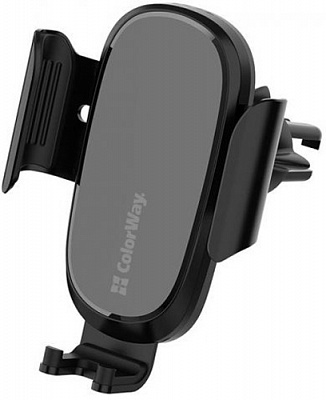 Беспроводное зарядное устройство ColorWay Air Vent Car Wireless Charger 15W (CW-CHAW038Q-BK)