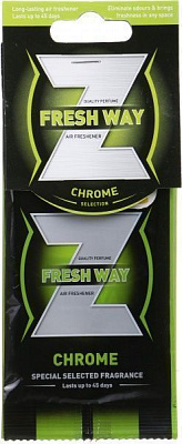Ароматизатор підвісний Fresh Z Dry Chrome 94518