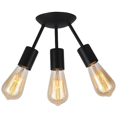 Світильник стельовий Accento Lighting DW Corrida 40Вт чорний