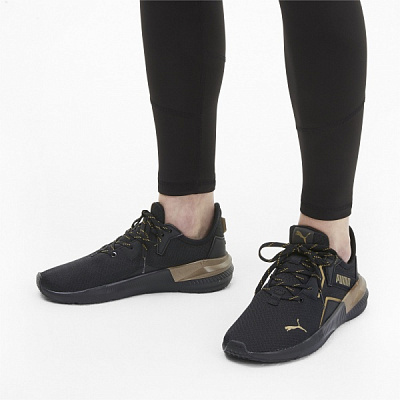 Кроссовки Puma Platinum Metallic Wns 19377301 р.UK 3 черный