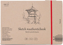 Альбом для ескізів Authentic A5 24,5х17,6 см 100 г/м² 32 сторінок Smiltainis