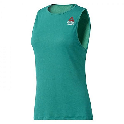 Майка Reebok RC AC + Cotton Tank EC1497 M зеленый