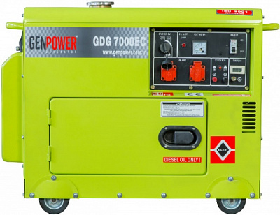 Електрогенераторна установка Dalgakiran 6 кВт / 7 кВт 220 В GDG 7000 EC дизель