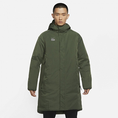 Пальто Nike M NK FC LNGR SDLN FILLED JKT DJ0991-335 р.2XL зеленый