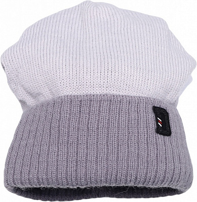 Шапочка детская для мальчика Kraft+ р.48-50 серый 1739 