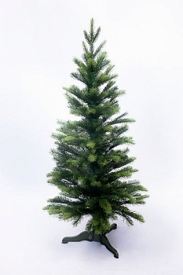Елка искусственная 90см литая хвоя зеленый 