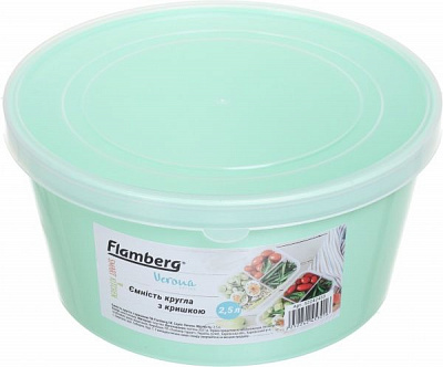 Ємність для продуктів Verona 2,5 л ментоловий Flamberg Smart Kitchen