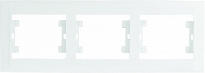 Рамка тримісна Makel Defne горизонтальна білий 42001703