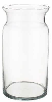 Ваза стеклянная Trend Glass 29 см прозрачная 