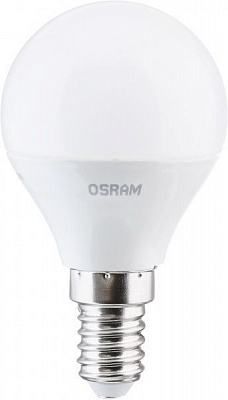 Лампа світлодіодна Osram 5,4 Вт G45 матова E14 220 В 3000 К 4052899971837