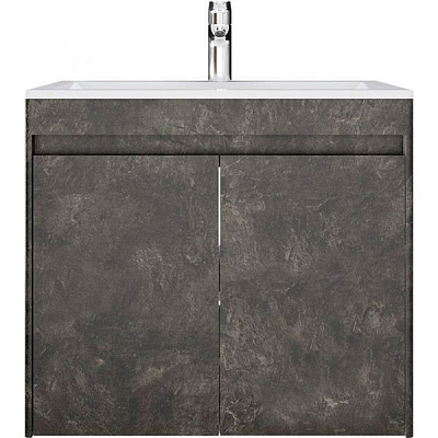 Тумба подвесная Water House Preference N1 70 МДФ сланец темный под умывальник Como 70