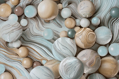 Шпалери вінілові на паперовій основі Слов'янські шпалери Expromt Галактика 5877-04 1,06x10,05 м