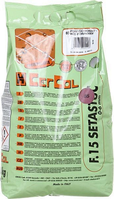 Фуга Cercol F.15 Setastuc 85 5 кг червоний порфір