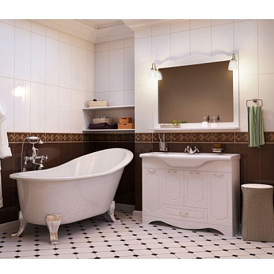 Тумба з умивальником Аква-Родос Класік 100 см 081300-u New Klasik