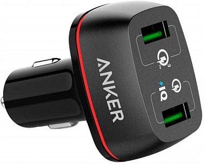 Автомобильное зарядное устройство Anker PowerDrive+ 2 with Quick Charge 3.0 V3 