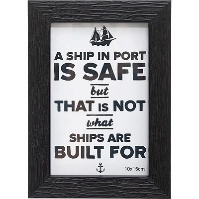 Фоторамка Comfort натуральна коричнева 10x15 см