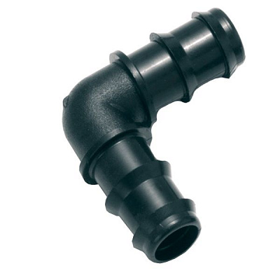 Коліно для шлангів  16 мм