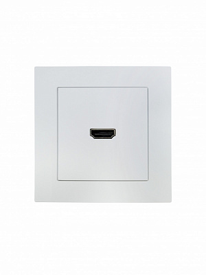 Механизм розетки HDMI Lezard Vesna белый 742-0288-203