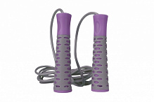 Скакалка PowerPlay 4206 серо-фиолетовая 