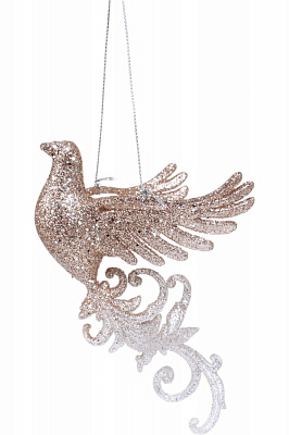 Подвеска пластиковая птица 15 см в ассортименте EPI-P141205