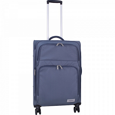 Валіза Bagland М New 70 л сірий 3799124