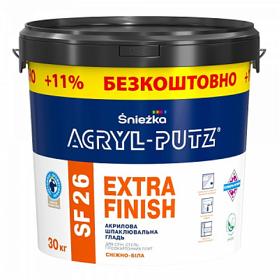 Шпаклевка Sniezka финишная акриловая ACRYL-PUTZ SF26 (Extra-Finish) АКЦИЯ 30кг