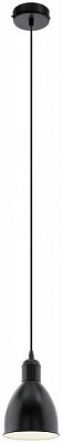 Підвіс Eglo PRIDDY 1x60 Вт E27 чорний 49464