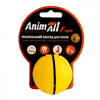 Игрушка для собак AnimAll Fun мяч желтый 5 см