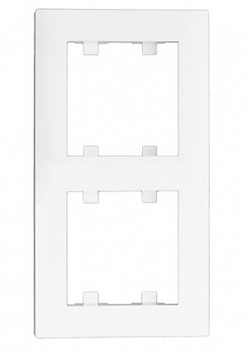 Рамка двойная Makel Rizz вертикальная белый 88001707