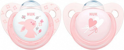 Пустышка Nuk Baby Rose силиконовая розовый р 1 (10175175)