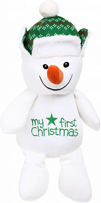 Мягкая игрушка HW Рождественская Снеговик 32 см белая DT240637-12.5“